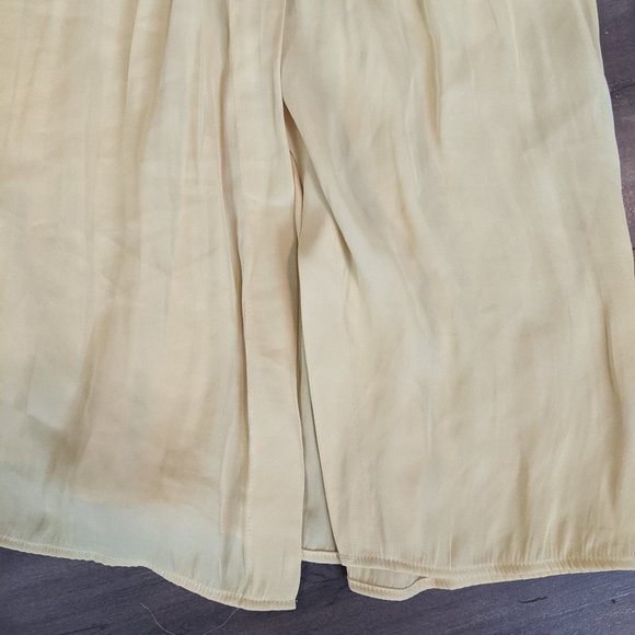 Zara Butter Yellow Pleated Midi Skirt - Picture 5 of 7